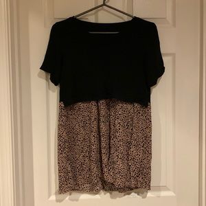 Latched Mama Nursing Babydoll Shirt - Small